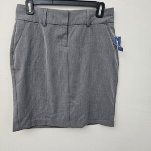 Old Navy Gray Pencil Skirt